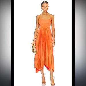 A.L.C.
Hollie Pleated Midi Dress, size 14